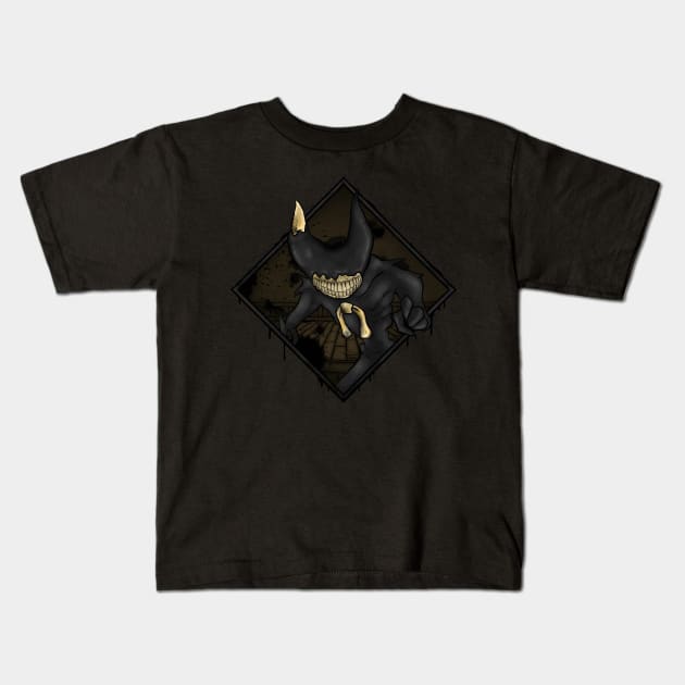 BATIM BATDR Bendy new ink demon art Kids T-Shirt by Renovich